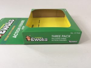 Vintage Star Wars Ewoks custom 3-Pack box and inserts