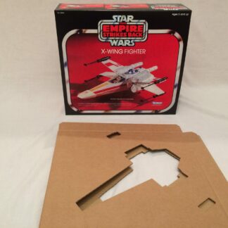 Replacement Vintage Star Wars The Empire Strikes Back X-Wing box and inserts