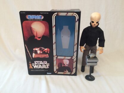 Custom Vintage Star Wars 12" Tech M'or Cantina Band Member box and inserts