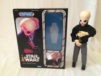 Custom Vintage Star Wars 12" Tedn Dahai Cantina Band Member box and inserts