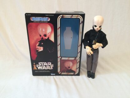 Custom Vintage Star Wars 12" Ickabel G'on't Cantina Band Member box and inserts