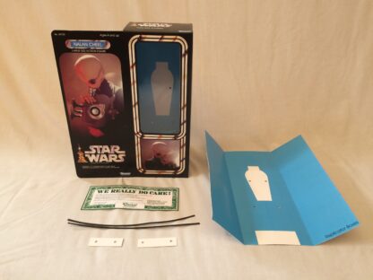 Custom Vintage Star Wars 12" Nalan Cheel Cantina Band Member box and inserts