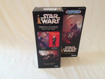 Custom Vintage Star Wars 12" Nalan Cheel Cantina Band Member box and inserts