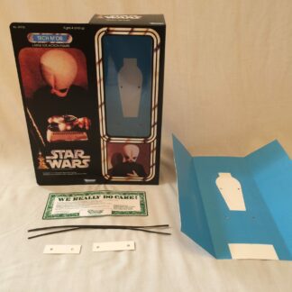 Custom Vintage Star Wars 12" Tech M'or Cantina Band Member box and inserts