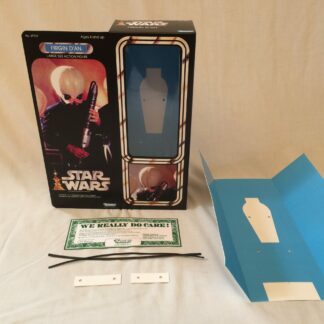 Custom Vintage Star Wars 12" Figrin Dan Cantina Band Member box and inserts