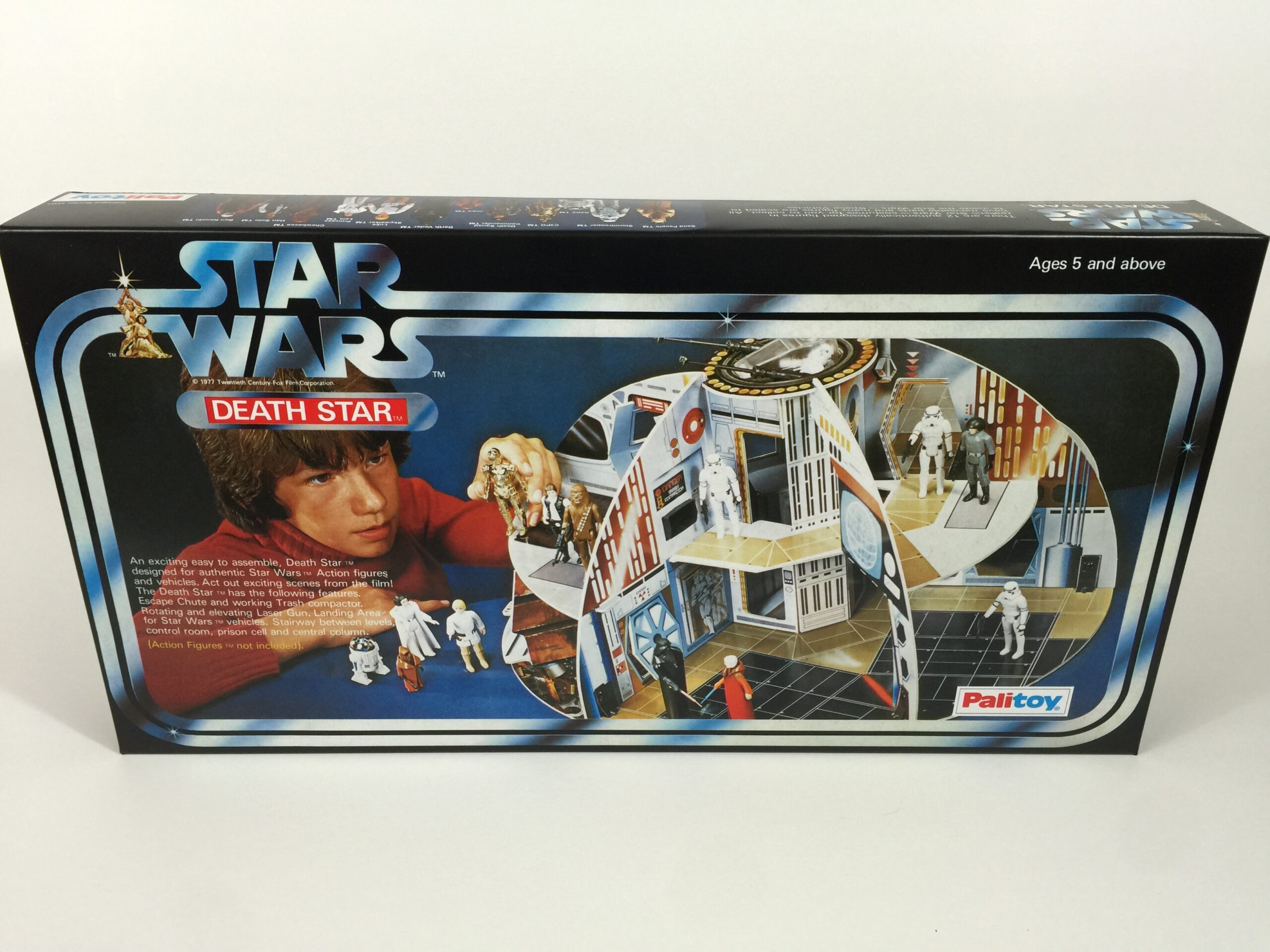 Vintage Star Wars Death Star Playset carton mur Insert panneaux-REPRO 