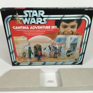 Replacement Vintage Star Wars Cantina Adventure playset box + inserts