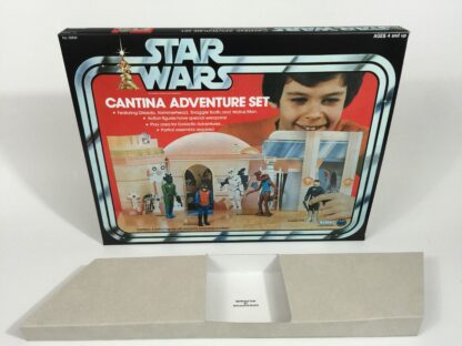 Replacement Vintage Star Wars Cantina Adventure playset box + inserts