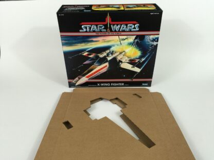 Reproduction Prototype Vintage Star Wars Power Of The Force X-wing box + inserts