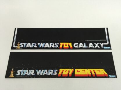 Replacement Vintage Star Wars 20" long Toy Galaxy and Toy Center shelf talkers