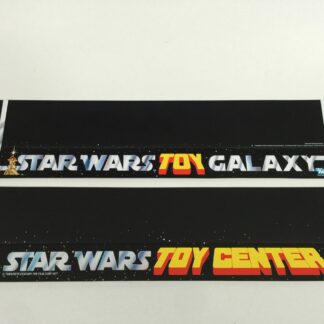 Replacement Vintage Star Wars 20" long Toy Galaxy and Toy Center shelf talkers