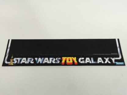 Replacement Vintage Star Wars 20" long Toy Galaxy shelf talker