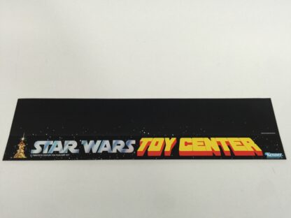 Replacement Vintage Star Wars 20" long Toy Center shelf talker
