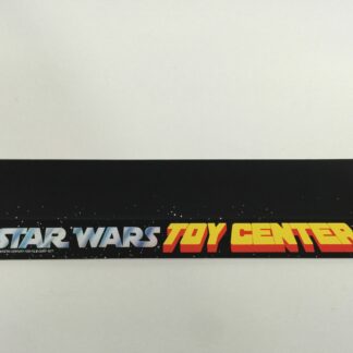 Replacement Vintage Star Wars 20" long Toy Center shelf talker