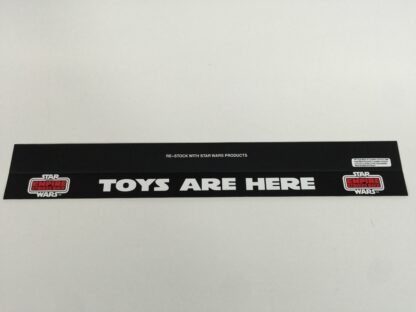 Replacement Vintage Star Wars Palitoy Empire Strikes Back shelf talker 24" long Toys Are Here logo
