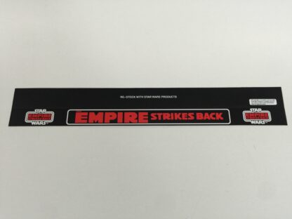 Replacement Vintage Star Wars Palitoy shelf talker large Empire Strikes Back logo 24" long