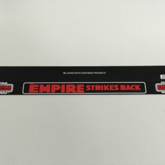 Replacement Vintage Star Wars Palitoy shelf talker large Empire Strikes Back logo 24" long