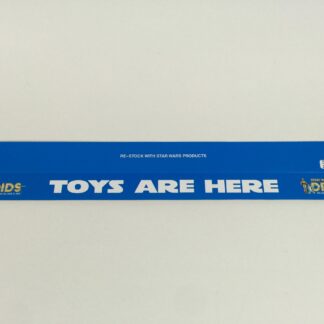 Vintage Star Wars Droids custom shelf talkers 24" long Toys Are Here logo