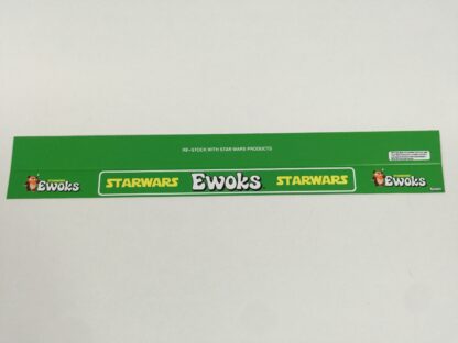 Vintage Star Wars Ewoks custom shelf talkers 24" long large Ewoks logo