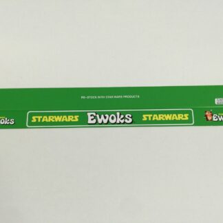 Vintage Star Wars Ewoks custom shelf talkers 24" long large Ewoks logo