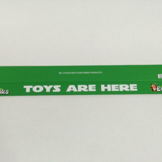Vintage Star Wars Ewoks custom shelf talkers 24" long Toys Are Here logo
