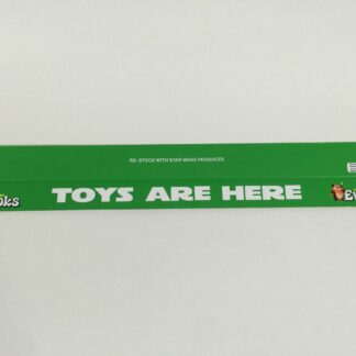 Vintage Star Wars Ewoks custom shelf talkers 24" long Toys Are Here logo