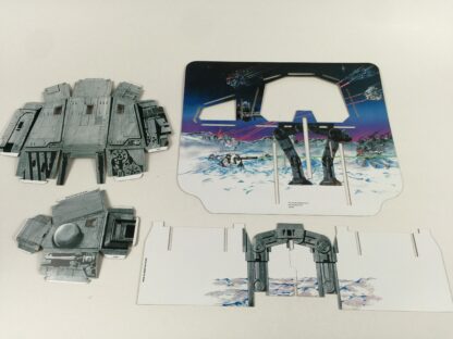 Replacement Vintage Star Wars Empire Strikes Back Hoth Ice Planet backdrop , supports/doors , body and head