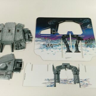 Replacement Vintage Star Wars Empire Strikes Back Hoth Ice Planet backdrop , supports/doors , body and head