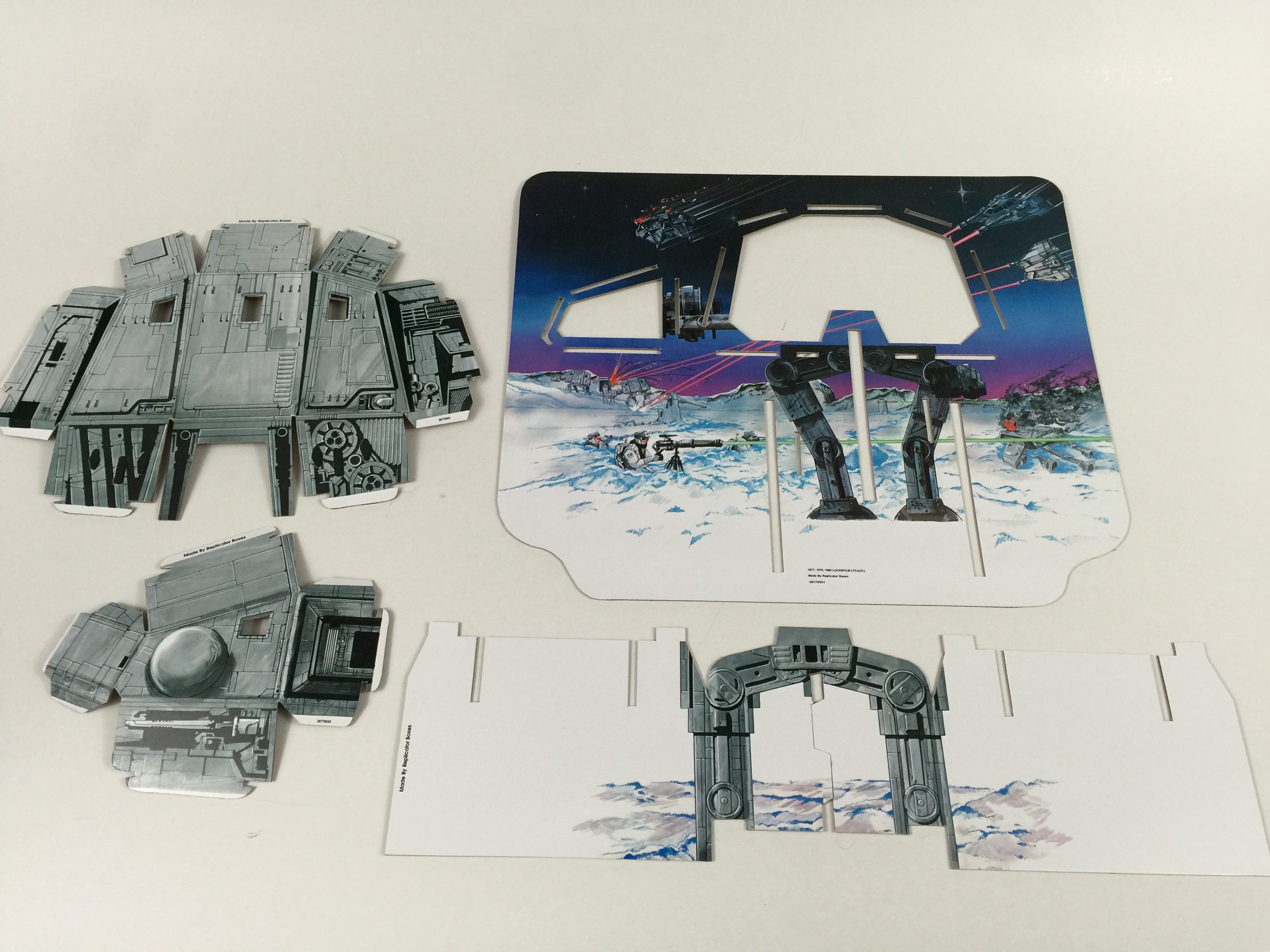 vintage star wars hoth playset