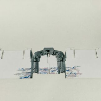 Replacement Vintage Star Wars Empire Strikes Back Hoth Ice Planet door / supports only