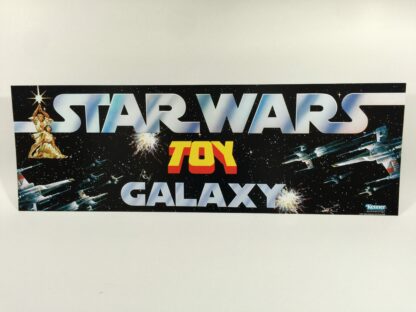 Reproduction Vintage Star Wars Toy Galaxy shop store display header 36" x 12"