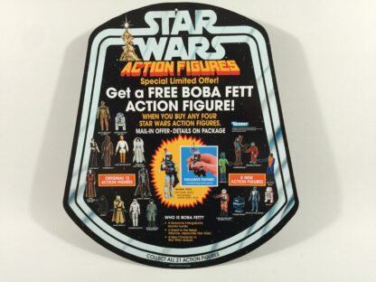 Reproduction Star Wars Prototype 12" Boba Fett figure shop / store bell display double sided