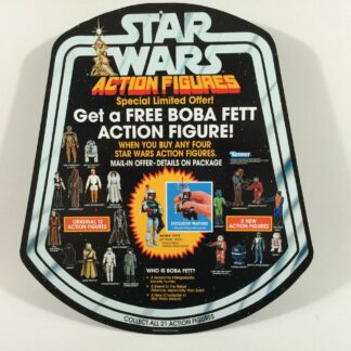 Reproduction Star Wars Prototype 12" Boba Fett figure shop / store bell display double sided