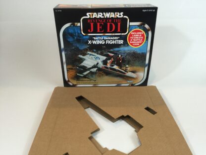 Reproduction Vintage Star Wars Revenge Of The Jedi prototype X-wing box and inserts