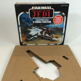 Reproduction Vintage Star Wars Revenge Of The Jedi prototype X-wing box and inserts