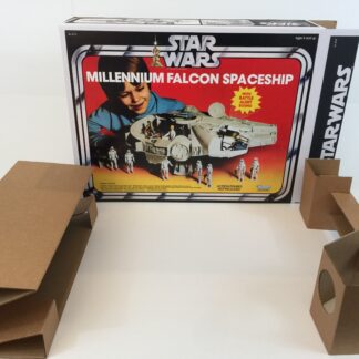 Replacement Vintage Star Wars Millennium Falcon box and inserts