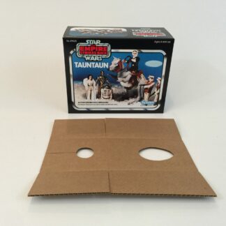 Replacement Vintage Star Wars Empire Strikes Back Kenner solid belly Tauntaun box and inserts