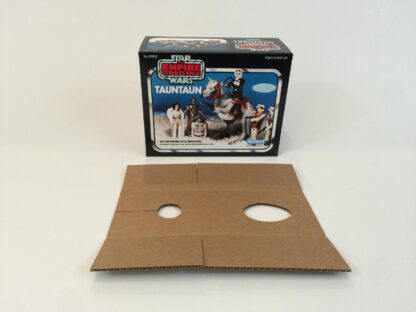 Replacement Vintage Star Wars Empire Strikes Back Kenner solid belly Tauntaun box and inserts