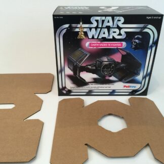 Replacement Vintage Star Wars Palitoy Darth Vader Tie Fighter box and inserts