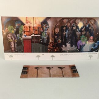 Replacement Star Wars Palitoy Cantina backdrop + bar