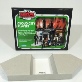 Replacement Vintage Star Wars Empire Strikes Back Cloud City Playset box and inserts