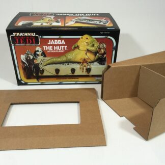 Replacement Vintage Star Wars Return Of The Jedi Jabba The Hutt playset box and inserts