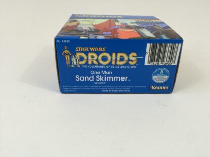 Vintage Star Wars Droids custom One Man Sand Skimmer box and inserts