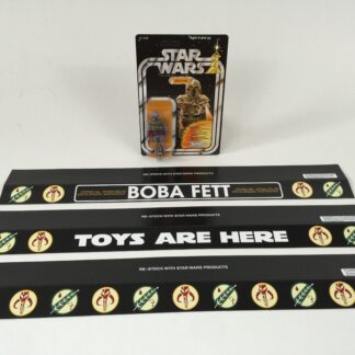 Vintage Star Wars Custom Boba Fett shelf talkers 24" long x 3 versions
