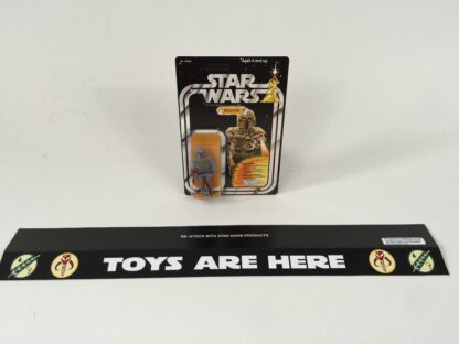 Vintage Star Wars custom Boba Fett shelf talker 24" long toys are here logo