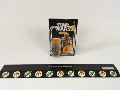 Vintage Star Wars Custom Boba Fett shelf talker 24" long small logos