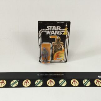 Vintage Star Wars Custom Boba Fett shelf talker 24" long small logos