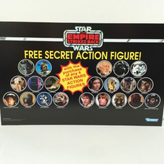 Reproduction Vintage Star Wars Empire Strikes Back prototype Free Secret Figure display header