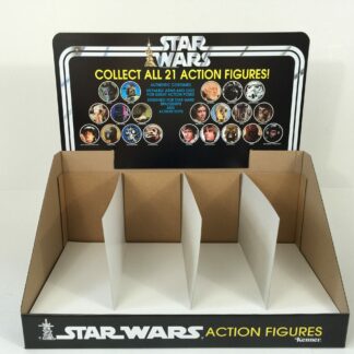 Reproduction Vintage Star Wars Collect All 21 display bin and header