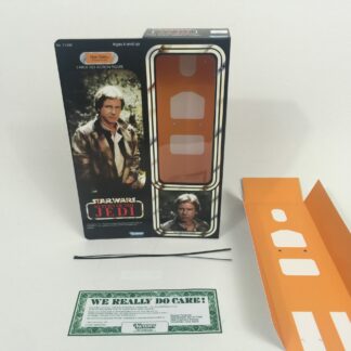 Custom Vintage Star Wars Return Of The Jedi 12" Han Solo Trench Coat box + insert